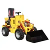 Cargador Elevador Longchengda Granja de Cría a Pequeña Escala Construcción de Ingeniería Bulldozer Doméstico Cargador Cargador Tipo Rueda