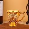 Taça de Vinho Estilo Europeu Um-dois Doméstica Metal Copo de Uma Boca Copo de Vinho para Licor de Alta Qualidade Copo de Brinde de Casamento Copo de Vinho Forte de Alto Valor