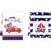 Producto de Venta Caliente Transfronterizo 2026: Toalla de Cocina Estrella para la Celebración del 250º Día de la Independencia Americana Paño de Cocina Venta al por Mayor