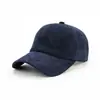 Gorra de Béisbol de Gamuza Suave para Otoño e Invierno Transfronteriza para Hombres y Mujeres, Gorra de Pico Versátil de Color Sólido, Gorra con Visera Curva para Proteger del Sol, Parte Superior Redonda Personalizable