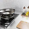 CTZS Adesivo Protetor de Parede de Folha de Alumínio Metálico Prata Fosco Simples Filme de Cozinha Estilo Industrial Simples Autoadesivo Resistente a Altas Temperaturas à Prova de Óleo à Prova d'Água Anti Gordura Para Fogão Armário Bancada Superfície da Cozinha Cobertura 40cmx1m/3m/5m/10m