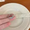 Libro Rojo Nuevo estilo anillo de cobre microincrustado mariposa colorida circonita moda estilo coreano anillo fresco anillo de color mágico para mujeres