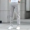 Pantalones casuales para hombre para el trabajo rectos holgados otoño nuevo otoño algodón elástico pantalones de vestir pantalones de traje primavera y otoño