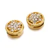 Novas Contas Espaçadoras Francesas de Alta Qualidade Cravejadas com Diamantes Aço Inoxidável Revestido a Vácuo Cor Duradoura Espaçador Cristal Material para Miçangas DIY