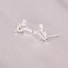Pendientes de plata de ley 925 de la serie navideña, pendientes de ciervo, pendientes pequeños, colección grande, fabricantes al por mayor.
