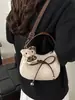Bolso Cruzado Elegante Nuevo de Otoño 2026 con Lazo, Bolso de Hombro Único, Bolso de Nicho Moderno para Mujer, Bolsos de Mujer al por Mayor