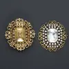 Broche de diamantes y perlas retro europeo y americano corsage estilo barroco de corte accesorios occidentales británicos en stock venta directa
