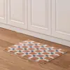 Estilo Ins Cuadros Rayados Coreanos Alfombrillas para Piso de Baño Alfombrillas Absorbentes para Pies de Hogar Resistentes a Manchas y al Desgaste Alfombras para Sala de Estar