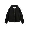 Nanxia Disfraz Otoño Nuevo Diseño High Street Suéter con Capucha Holgado Cárdigan Chaqueta con Doble Cremallera de Moda para Hombre