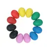 Instrumento de Huevo de Arena Plástico Colorido Huevo de Arena Bola de Arena Instrumento Musical de Percusión de Educación Temprana para Niños Juguete de Descompresión Actuación de Jardín de Infancia