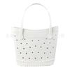 Nueva Bolsa de Playa Transpirable con Agujeros Bolso Tote Impermeable de Gran Capacidad Bolso Cruzado de Hombro para Mujer Cesta