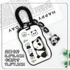 Juego de tarjetas de panda lindo ABS deslizable caricatura estudiante tarjeta de campus tarjeta de comida bolsa transfronterizo en stock fabricantes de tarjetas venta al por mayor