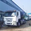 Venta Transfronteriza de Tanques Mezcladores Camión Cisterna de Cemento Hormigón Comercial Howo Tanque Mezclador de Hormigón de 12 Metros Cúbicos