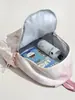Mochila Escolar Degradado Rosa Suave con un Ambiente Soñador y Sanador para Estudiantes, Adecuada para Viajes Diarios y Desplazamientos al Campus