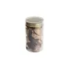 Botella Redonda Transparente de 900 ml Tarro de Plástico para Medicina Acrílico Ginseng Americano y Panax Notoginseng Polvo Tónico Grado Alimenticio Tarro Sellado