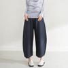 Pantalones Banana Estilo Miyake para Mujer Verano Nuevo Cintura Alta Slim Casual Sueltos Talla Grande Plisados de Pierna Ancha Ropa de Mujer