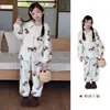 Ropa de casa para niños Otoño e Invierno 2026, Pijamas para bebé, Categoría A, Conjuntos familiares para niños y niñas, Chaquetas para bebé, Algodón