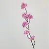Adornos decorativos de alta calidad de flor de peral artificial estilo chino para salas de estar inspiradas en el Zen, salas modelo y arreglos florales para casas de huéspedes y accesorios de fotografía