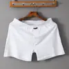Malha Roupa Interior Masculina Solta Arlo Calças plus size Puro Algodão Pijama Calças Confortáveis Solto Respirável Boxer Shorts Masculino Cabeça