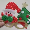 Decorações de Natal Óculos Lantejoula Árvore de Natal Velhinho Armação de Óculos Plástico Galhada Cabeça Adereços Decorativos Atacado