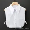 Cuello Puntiagudo Grande Versátil Estilo Coreano para Mujer, Adecuado para Otoño, Invierno y Primavera, Se Puede Combinar con Suéteres, Sudaderas, Camisas Casuales, Cuello Falso Puntiagudo