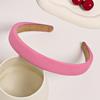 Diadema alta de estilo craneal, elegante y a la moda, para mujer, estilo retro francés, de ala ancha, con accesorios para el cabello prensado y tarjetas.