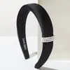 Diadema de Perlas de Moda de Alta Calidad Estilo Coreano para Mujer de He Ming, Sencilla y Versátil, Accesorios para el Cabello Dulces y de Lujo Ligero