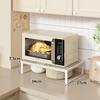 Rack para Micro-ondas Bancada de Cozinha Armazenamento em Camadas Condimentos Pratos Suporte para Panelas Mesa Suporte para Forno Panela de Arroz