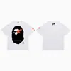 Hit da Internet de Verão 24: Camiseta bAPe Cabeça de Macaco Macaquinho, Camuflagem, Camiseta Unisex Manga Curta Gola Redonda