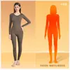 Conjunto de Roupa Íntima Térmica de Cor Sólida para Mulheres, Camada Base Emagrecedora, Roupas e Calças de Outono Modeladoras