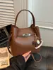 Bolsa Pequena Retro de Alto Acabamento para Mulheres, Nova Moda Primavera 2026 Bolsa Transversal, Bolsa de Mão Exquisita e Estilosa, Bolsa Saco