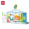 Caja Deli Hm122Pp Varilla Redonda Marcador Acrílico Fácil de Lavar Pincel para Estudiante Bolígrafo de Arte Lavable para Colorear