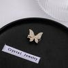 Diseño Simple Estilo Frío Geométrico con Diamantes Incrustados y Perlas Clip para Hueso de la Oreja Lazo Amor Accesorios para la Oreja Aretes para Mujer