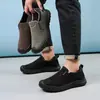 Sapatos Masculinos, Novo Estilo de Primavera, Sapatos de Uma Sola Respiráveis e Confortáveis, Sapatos de Pai Antiderrapantes e Resistentes ao Desgaste, Sapatos Casuais Slip-On Modernos e Versáteis