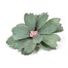 Flor de cabeza de flor de ciruelo artificial flor falsa flor de arreglo de boda decoración de pared de flores material hecho a mano DIY flor de sombrero flor de margarita pequeña