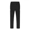 Calça Masculina J5002 # Calça Esportiva, Outono Fina Casual Seda de Gelo Secagem Rápida Calça de Corrida, Perna Reta Solta