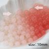 Contas Redondas que Mudam de Cor 10mm Resina Lua Queda Estrelas Elegante Artesanal DIY Pulseira Colar Contas Soltas Acessórios Material