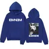 Sudaderas con capucha de firma de Eminem Slim Shady para hombre y mujer Hip Hop