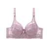 Talla Grande Ultra Fino Algodón Copa Ajustable Sujetador Encaje Sexy Popular con Aro de Acero Push-Up Lencería Femenina Mayoreo