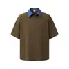 Camisa Polo Disfrazada Nanxia para Niños, Nueva Camiseta de Moda de Verano para Pareja, Camiseta con Cuello de Solapa, Camisa Versátil de Manga Corta Casual Deportiva