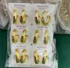 Pendientes de Aro Lisos de Aleación de Cobre Xuping para Mujer, Estilo Minimalista Fresco, Pendientes de Aro Elegantes, Lujo Ligero, Sensación de Alta Gama, Otoño e Invierno