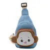 Bolsa de Pecho de Dibujos Animados para Niños 2025 para Niños y Niñas, Mini Bolso Cruzado Estilo Coreano, Bolso Versión Coreana para Niñas, Bolso de Hombro para Exteriores, Lona