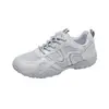 Zapatillas de Malla Blancas para Verano 2026 Transpirables Zapatos de Papá para Mujer Suela Gruesa Ligeras Versátiles Zapatos Deportivos Casuales 6011