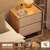 Mesa de noche pequeña para dormitorio en casa, Gabinete de noche simple y moderno, Gabinete de almacenamiento para habitaciones de alquiler