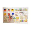 Juguetes Infantiles Cuidadosamente Seleccionados, Almacenamiento en Pared con Tablero Perforado, Estanterías Metálicas de Almacenamiento, Tablero de Actividades, Ganchos Magnéticos para Educación Temprana Montessori