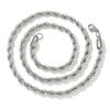 Corrente torcida de aço inoxidável de 5mm de espessura corrente corda corrente masculina e feminina aço titânio que não desbota combina com tudo corrente corda de aço titânio item