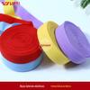 Fábrica Liwei direto cor preto e branco borda elástica de acabamento roupa íntima punho de jaqueta de plumas borda dobrada ponto elástico