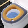 Asiento de Inodoro Doméstico, Asiento de Inodoro Universal para Todas las Estaciones, Tapa de Inodoro con Asa de Dibujos Animados, Asiento de Inodoro Impermeable y Cálido, Personalizado