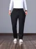 Pantalones Casuales Finos Sueltos para Hombre de Primavera y Verano Pantalones Negros Pantalones Deportivos para Hombre de Mediana Edad Pantalones Casuales para Hombre Estilo de Hombre