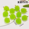 Paisaje en Miniatura Simulación Frutas Luminosas Verduras Comida Juguete Figura de Resina Pinza para el Cabello Decoración DIY Accesorios Figura Pequeña Tridimensional